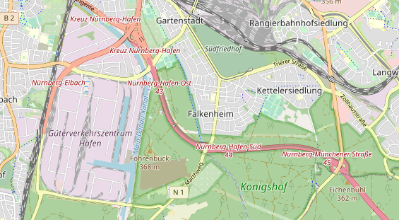 Bicycle workshop on map
