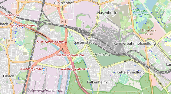 Bicycle workshop on map