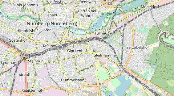 Bicycle workshop on map
