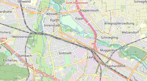 Bicycle workshop on map