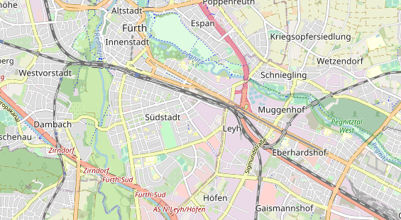 Bicycle workshop on map