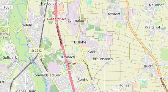 Bicycle workshop on map