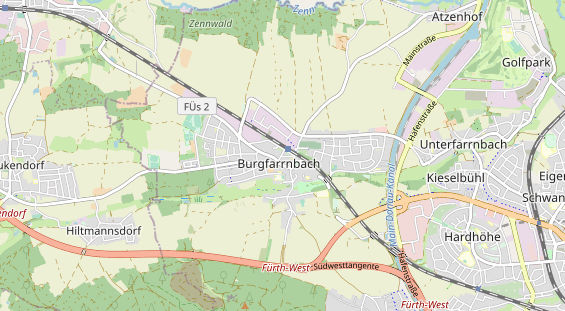 Bicycle workshop on map
