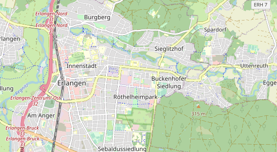 Bicycle workshop on map