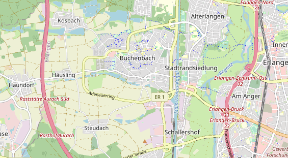 Fahrradwerkstatt auf Karte
