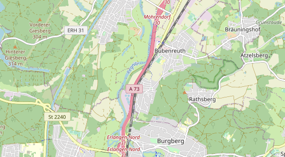 Fahrradwerkstatt auf Karte