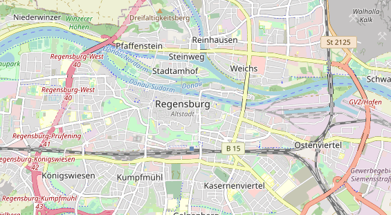 Bicycle workshop on map
