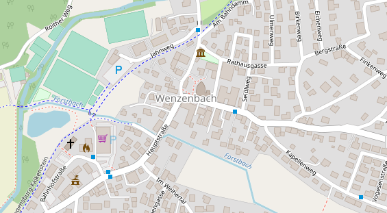 Fahrradwerkstatt auf Karte