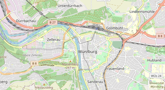Bicycle workshop on map