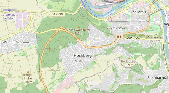 Bicycle workshop on map