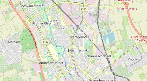 Bicycle workshop on map