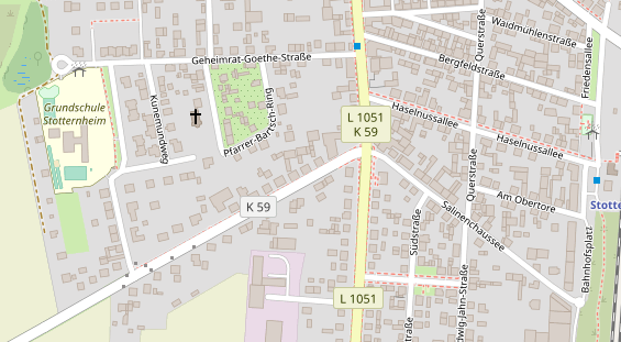 Fahrradwerkstatt auf Satellitenbild