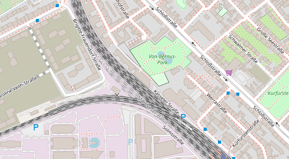 Fahrradwerkstatt auf Karte