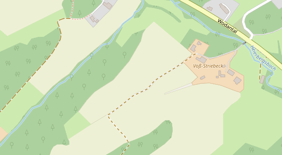 Fahrradwerkstatt auf Satellitenbild