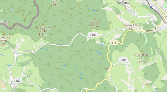 Bicycle workshop on map