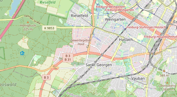 Fahrradwerkstatt auf Karte