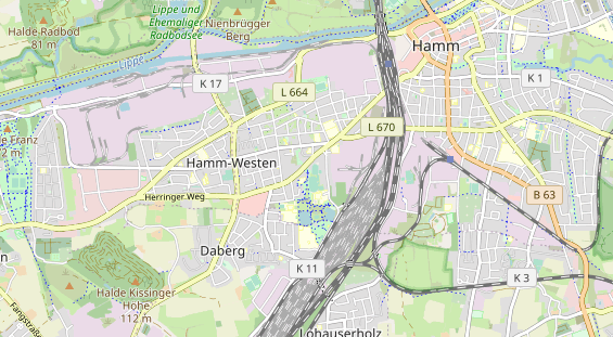 Bicycle workshop on map