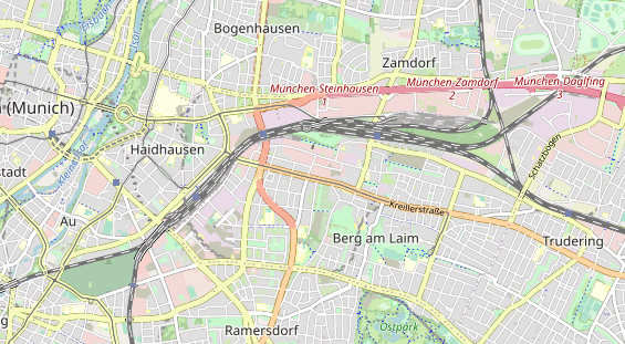 Bicycle workshop on map