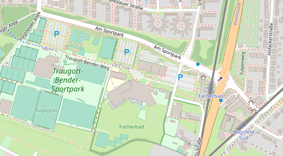 Fahrradwerkstatt auf Karte