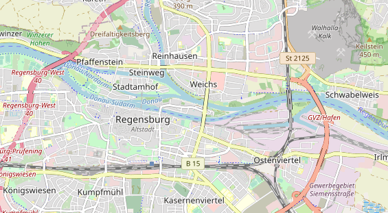 Bicycle workshop on map