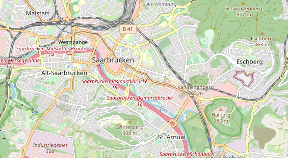Fahrradwerkstatt auf Karte