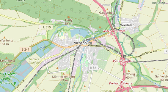 Bicycle workshop on map