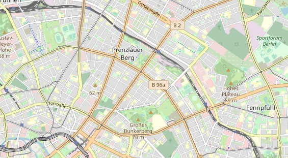 Bicycle workshop on map