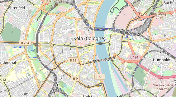 Bicycle workshop on map