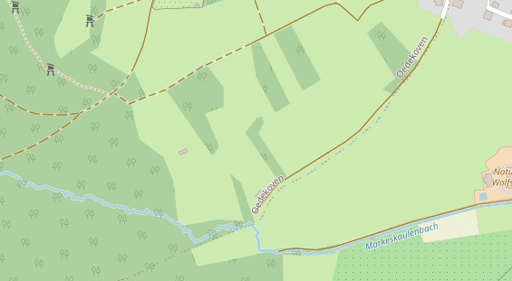 Fahrradwerkstatt auf Satellitenbild