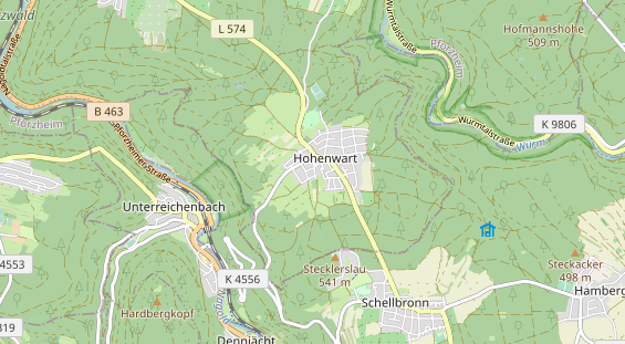 Fahrradwerkstatt auf Karte
