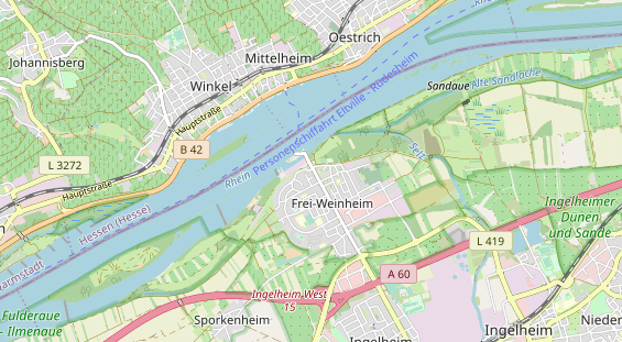 Bicycle workshop on map