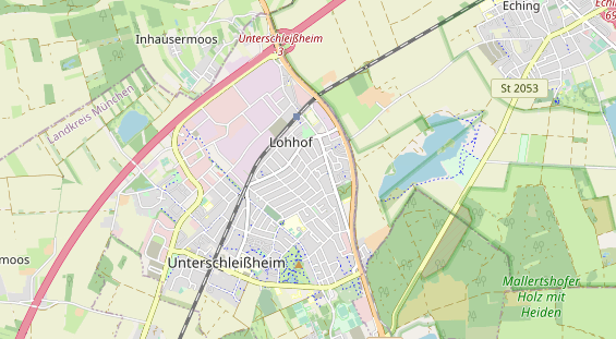 Bicycle workshop on map