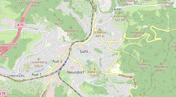 Fahrradwerkstatt auf Karte