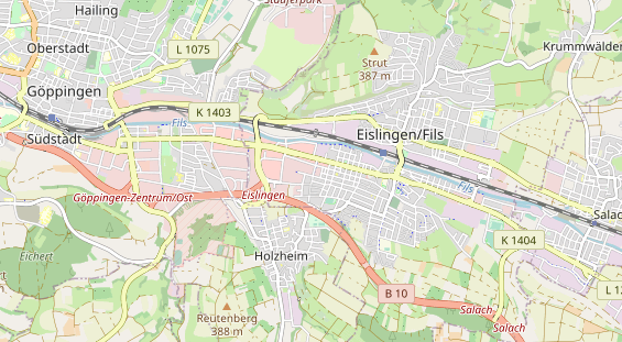 Bicycle workshop on map
