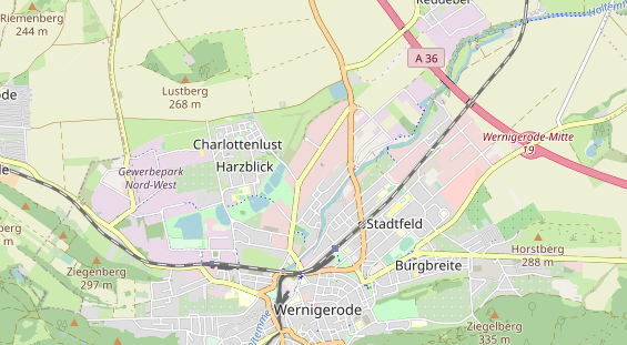 Bicycle workshop on map