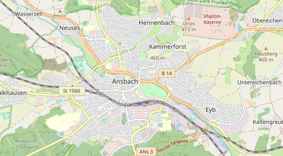 Fahrradwerkstatt auf Karte