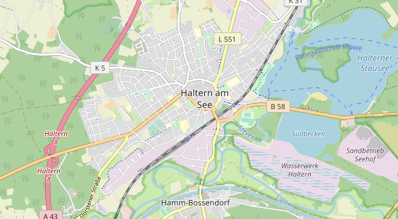 Bicycle workshop on map