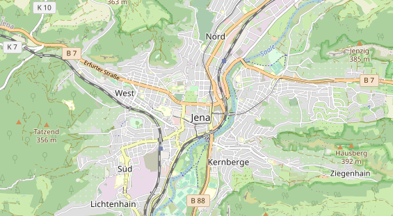 Fahrradwerkstatt auf Karte