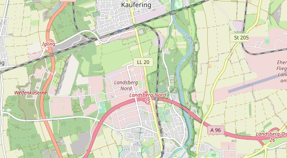 Fahrradwerkstatt auf Karte