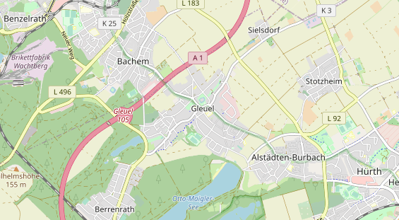 Bicycle workshop on map