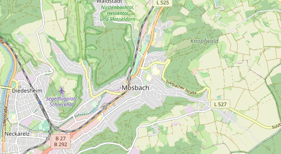 Bicycle workshop on map