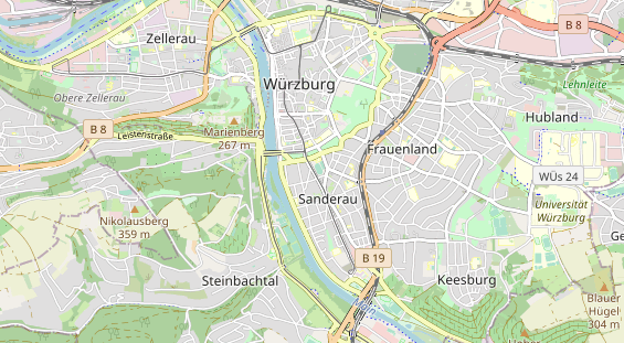 Fahrradwerkstatt auf Karte