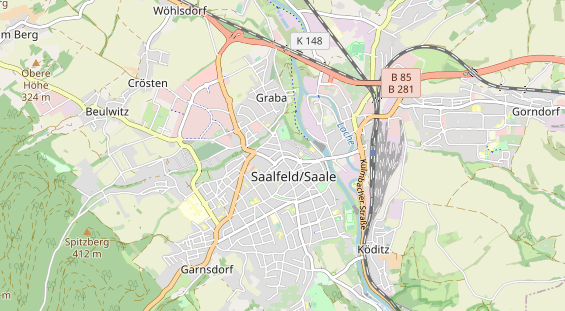 Bicycle workshop on map