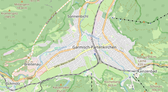 Fahrradwerkstatt auf Karte