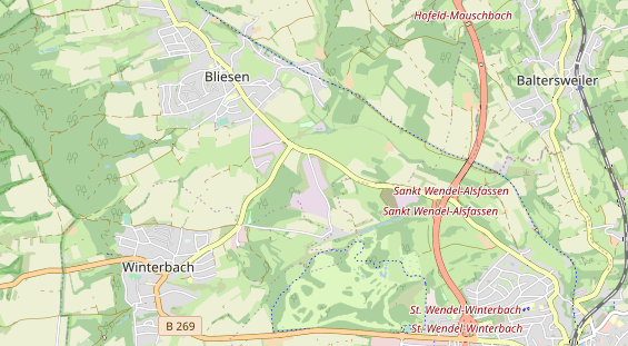 Fahrradwerkstatt auf Karte