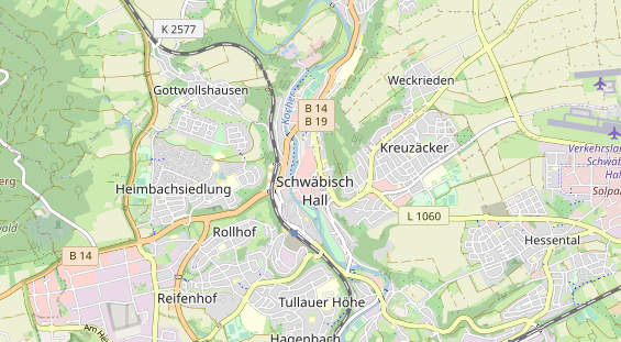 Bicycle workshop on map