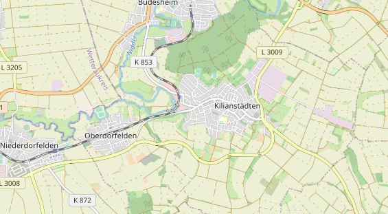 Bicycle workshop on map