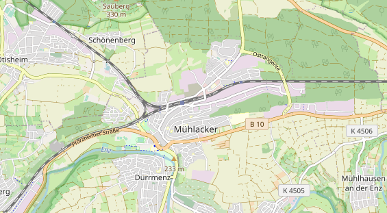 Bicycle workshop on map