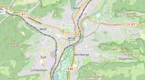 Fahrradwerkstatt auf Karte
