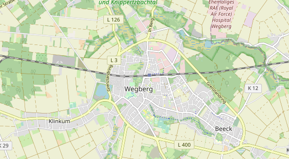 Bicycle workshop on map